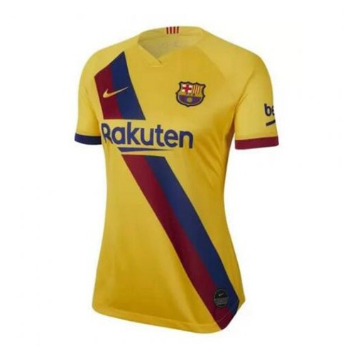 Camiseta Barcelona 2ª 2019-2020 Mujer Amarillo