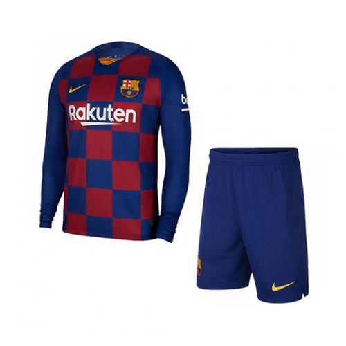 Camiseta Barcelona 1ª ML Niño 2019-2020