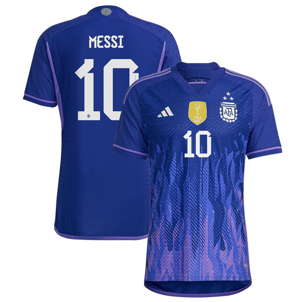 3 Estrellas Tailandia Camiseta Argentina 2ª Messi 2022-2023